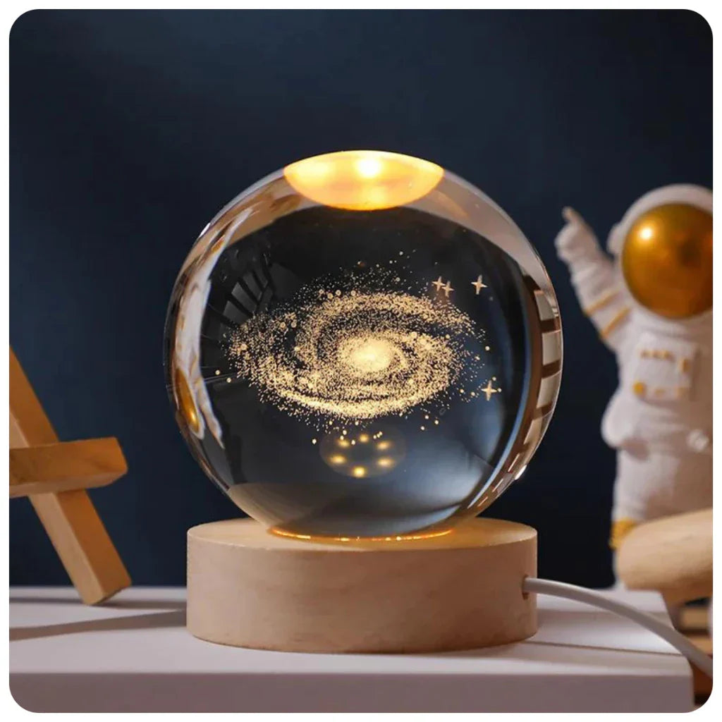 Solar System Crystal Table Lamp